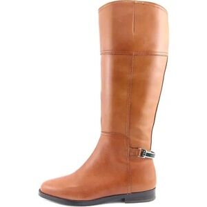 Ralph Lauren Berna Bo CSL Polo Tan Vachetta Leather Tall Riding Boots